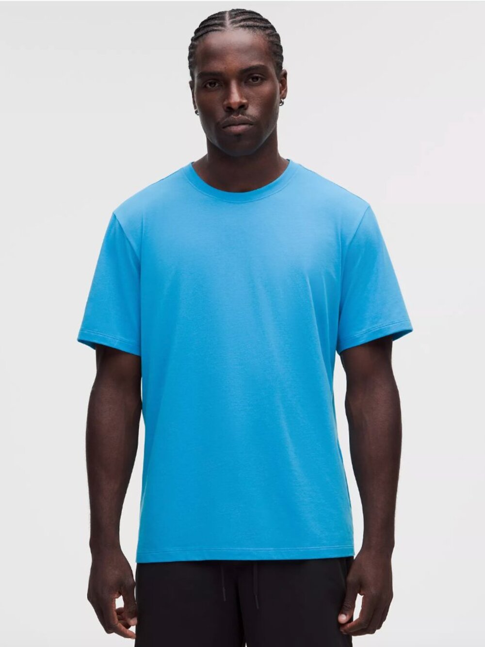 Lululemon Blue Zeroed in Short Sleeve Shirt Size L NWT